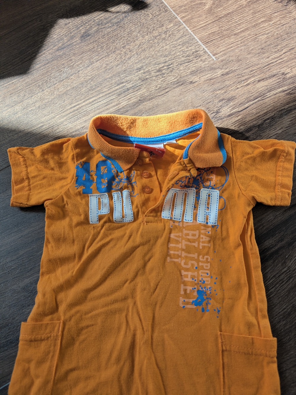 Puma | Polo-Style Onesie 6-9M